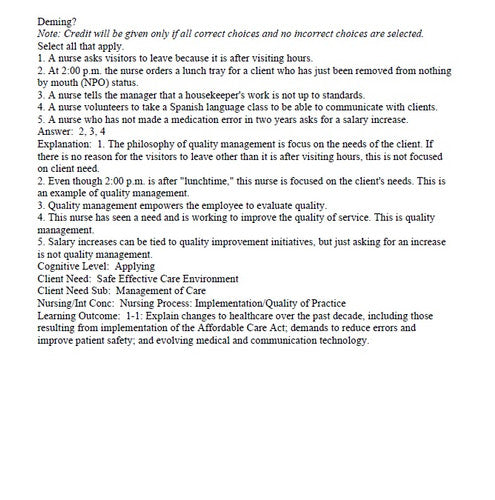 Effective Leadership and Management in Nursing 9th Edition TEST BANK