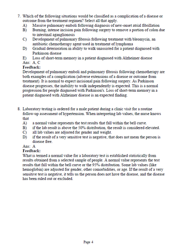 Porth’s Pathophysiology Concepts of Altered Health 10th Edition TEST BANK
