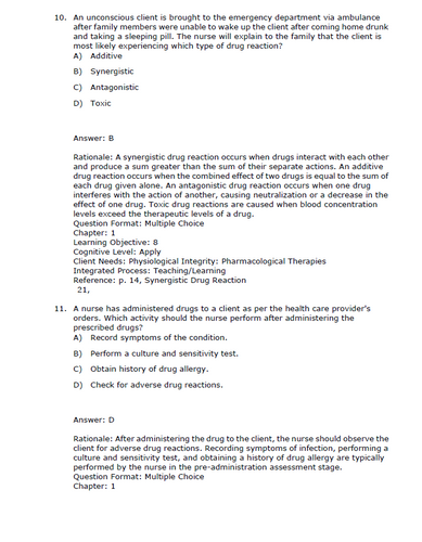 Introductory Clinical Pharmacology 12th Edition TEST BANK