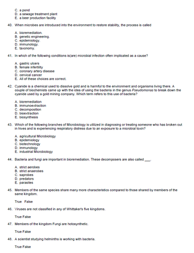 Talaros Foundations in Microbiology Basic Principles 12th Edition TEST BANK