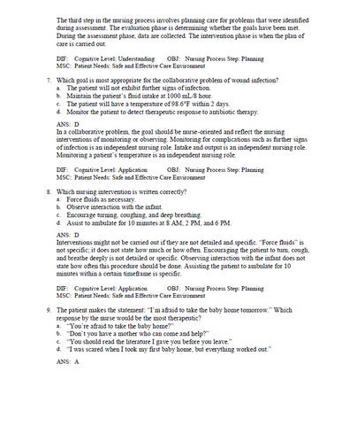 Foundations of Maternal-Newborn Nursing and Women's Health Nursing 7e TEST BANK