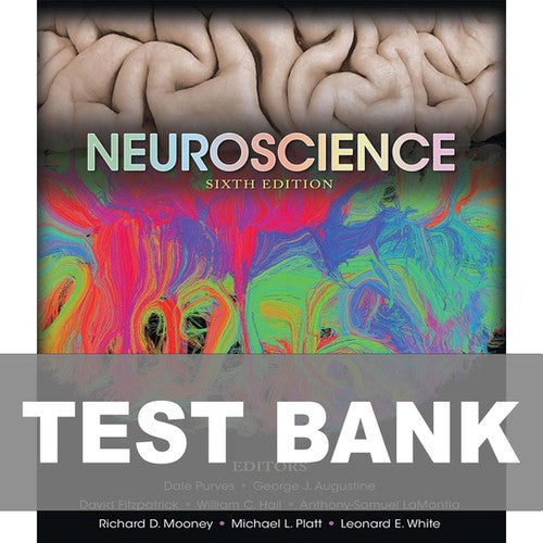 Neuroscience 6th Edition Purves TEST BANK