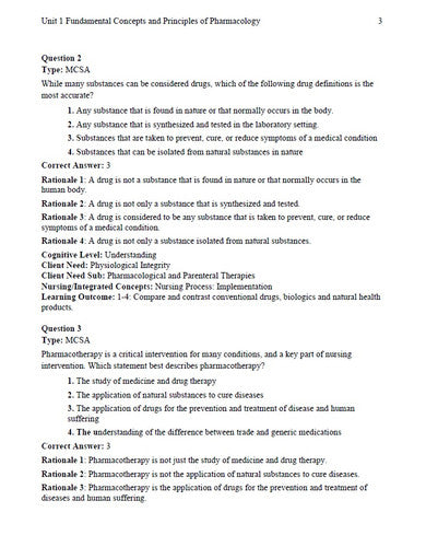 Pharmacology for Nurses 2nd Canadian Edition Adams TEST BANK