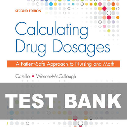 Calculating Drug Dosages A Patient-Safe Approach to Nursing 2nd Edition TestBank