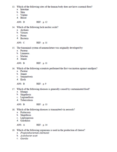Microbiology for the Healthcare Professional 3rd Edition TEST BANK