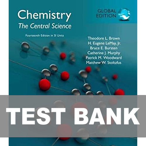 Chemistry The Central Science 14th Edition TEST BANK