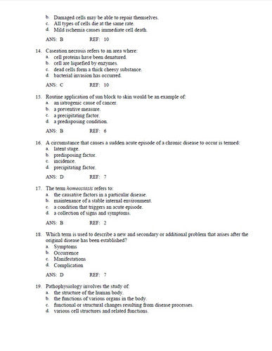 Gould’s Pathophysiology for the Health Professions 6th Edition Hubert TEST BANK