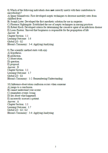 Microbiology Basic and Clinical Principles 2nd Edition TEST BANK