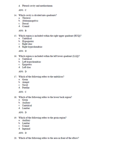 The Human Body in Health and Illness 7th Edition Test Bank