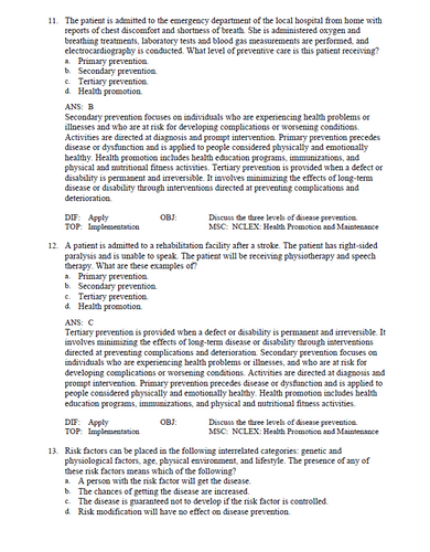 Potter and Perry's Canadian Fundamentals of Nursing 7th Edition TEST BANK