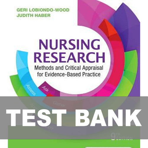 Nursing Research 9th Edition LoBiondo-Wood TEST BANK