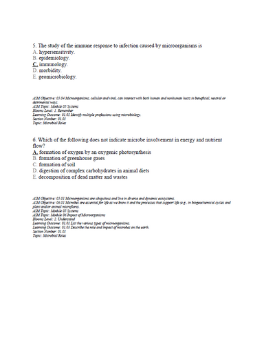 Microbiology A Systems Approach 7th Edition Test Bank