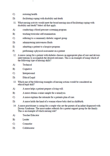 Fundamentals of Nursing Theory Concepts and Applications 3rd Edition Test Bank