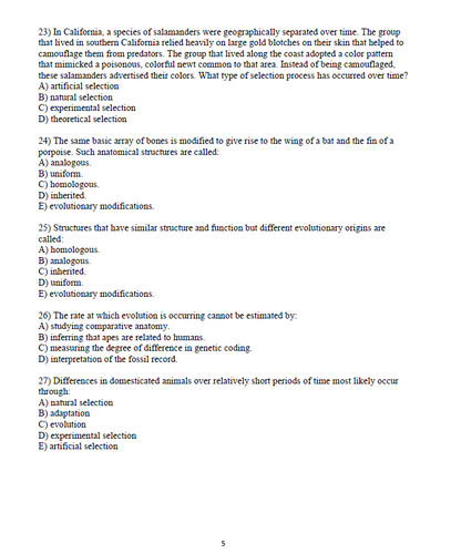 Biology 13th Edition Raven Test Bank