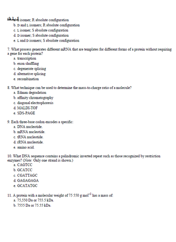 Biochemistry 9th Edition Stryer Lubert TEST BANK