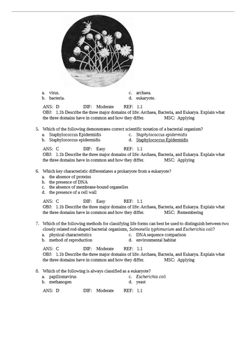 Microbiology The Human Experience 2nd Edition Test Bank
