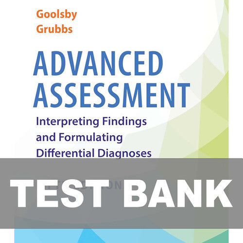Advanced Assessment Interpreting Findings 5th Edition TEST BANK