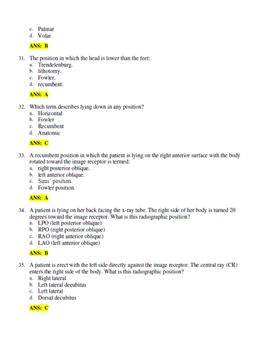 Textbook of Radiographic Positioning and Related Anatomy 11th Edition TEST BANK