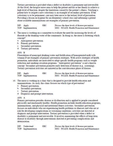 Potter and Perry's Canadian Fundamentals of Nursing 7th Edition TEST BANK