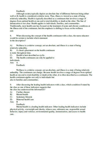 Community and Public Health Nursing 10th Edition Rector Test Bank