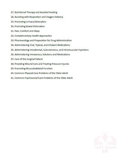 Fundamental Concepts and Skills for Nursing 6th Edition Williams TEST BANK