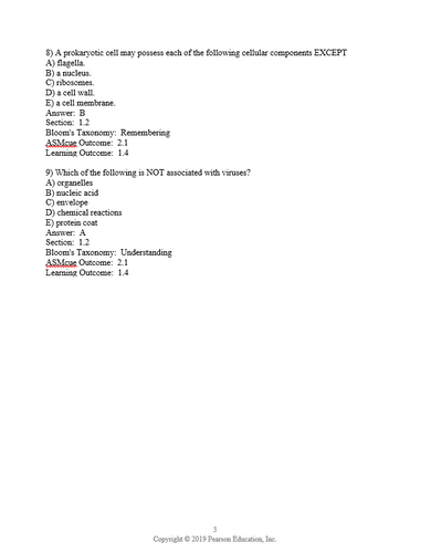 Microbiology An Introduction 13th Edition Tortora TEST BANK