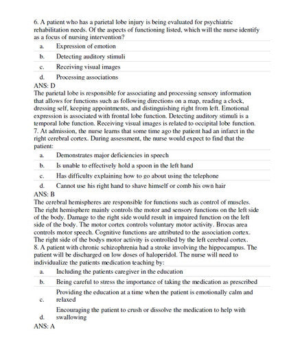 Stahl's Essential Psychopharmacology 4th Edition TEST BANK