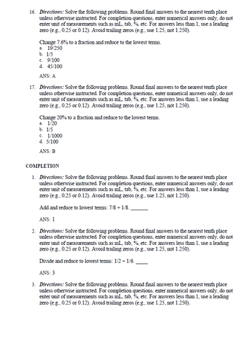 Brown and Mulholland’s Drug Calculations 12th Edition TEST BANK 9780323809863