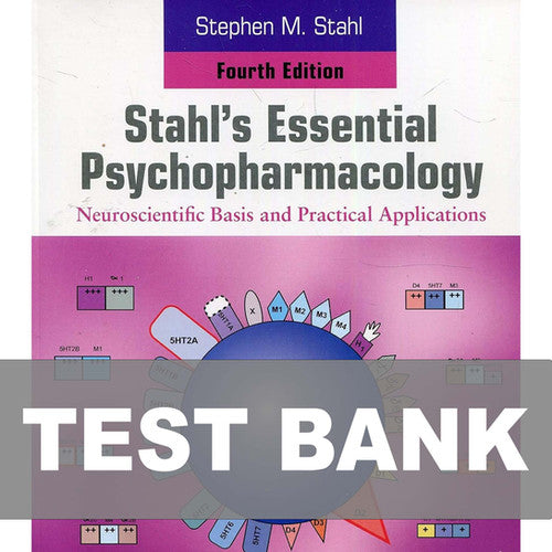 Stahl's Essential Psychopharmacology 4th Edition TEST BANK