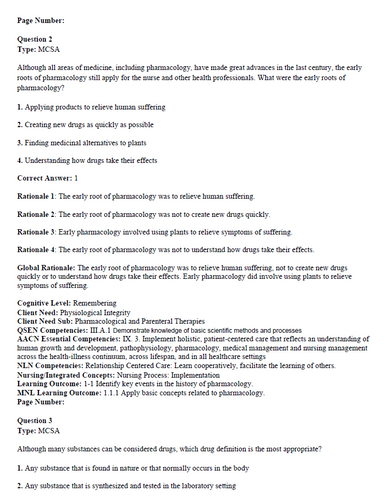 Pharmacology Connections to Nursing Practice 4th Edition TEST BANK