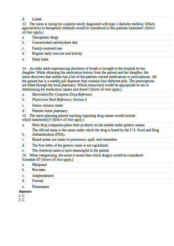 Pharmacotherapy Principles and Practice 5th Edition TEST BANK