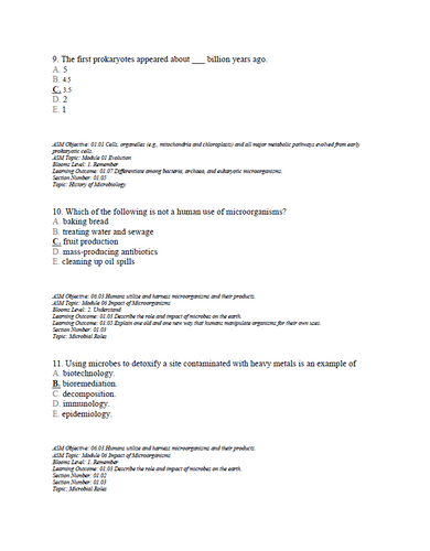Microbiology A Systems Approach 7th Edition Test Bank