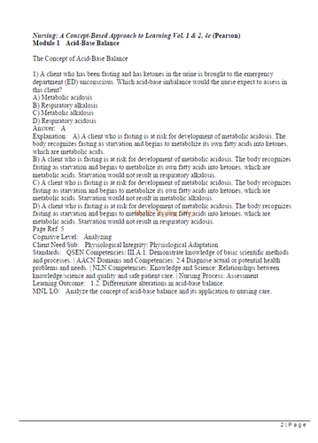 Nursing A Concept Based Approach to Learning 4th Edition Test Bank (All Volumes)