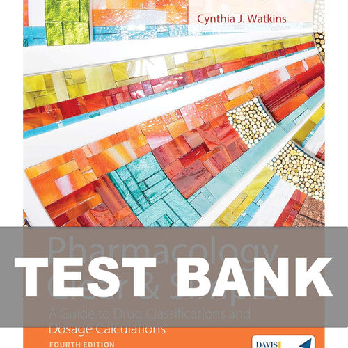 Pharmacology Clear and Simple 4th Edition TEST BANK