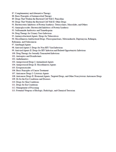 Lehne's Pharmacology for Nursing Care 12th Edition TEST BANK