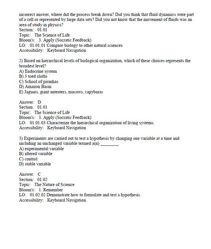 Biology 12th Edition Raven TEST BANK