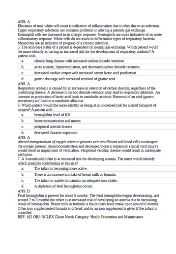Clinical Reasoning Cases in Nursing 7th Edition TEST BANK