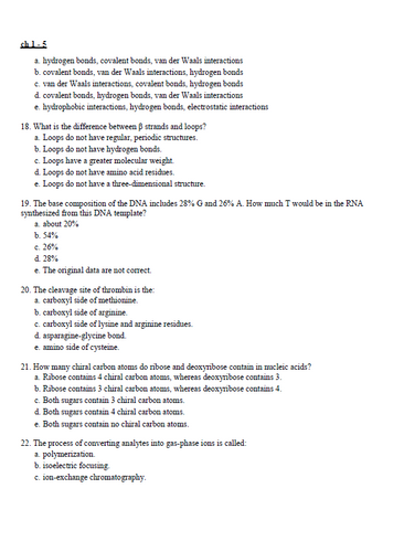 Biochemistry 9th Edition Stryer Lubert TEST BANK
