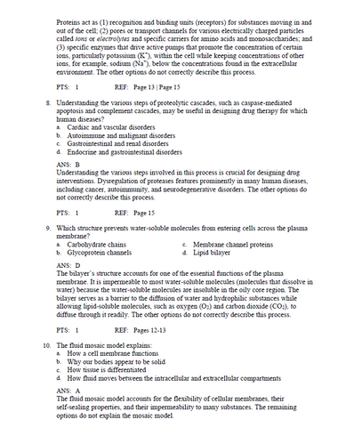 McCance & Huether's Pathophysiology 9th Edition Test Bank