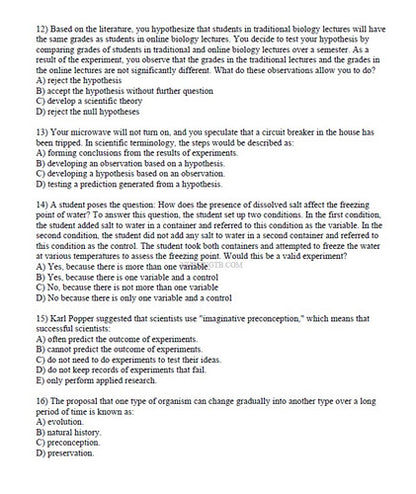 Biology 12th Edition Raven TEST BANK