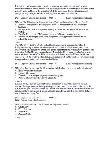Perrys Maternal Child Nursing Care in Canada 3rd Edition TEST BANK