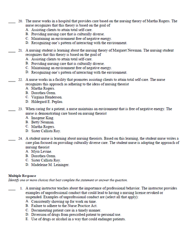 Fundamentals of Nursing Care Concepts Connections and Skills 3rd Edition TEST