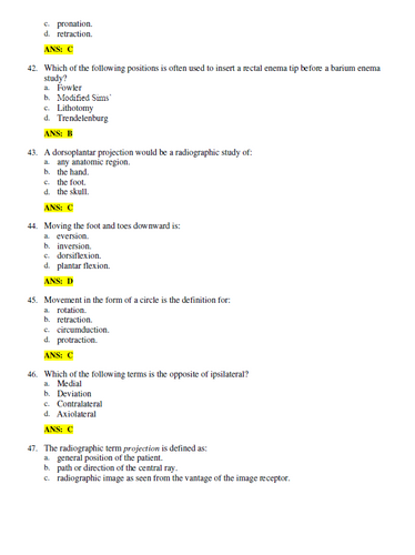 Textbook of Radiographic Positioning and Related Anatomy 11th Edition TEST BANK