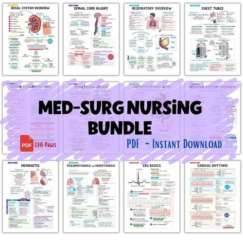 Med-Surg Nursing Bundle - PDF