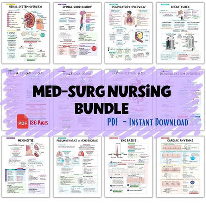 Med-Surg Nursing Bundle - PDF
