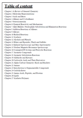Organic Chemistry 4th Edition David Klein Test Bank