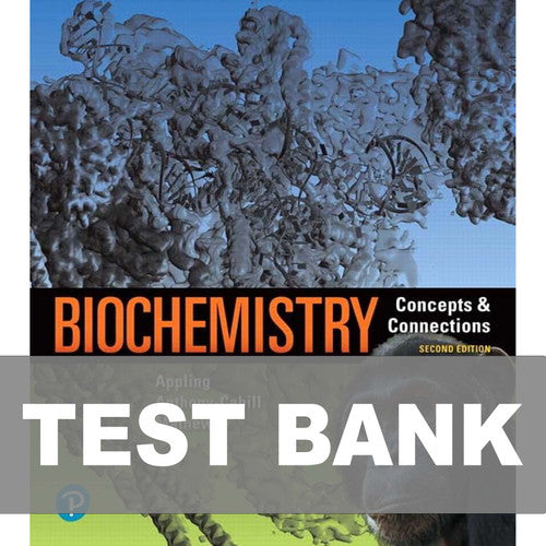 Biochemistry Concepts and Connections 2nd Edition TEST BANK
