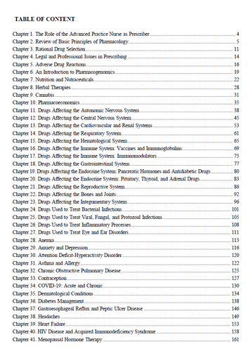 Pharmacotherapeutics for Advanced Practice Nurse Prescribers 6 Edition Test Bank