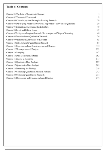 LoBiondo-Wood and Haber's Nursing Research in Canada 5th Edition TEST BANK