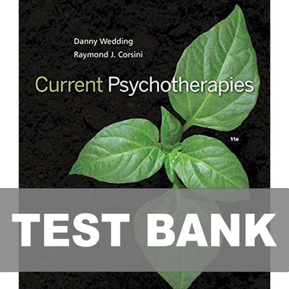 Current Psychotherapies 11th Edition TEST BANK
